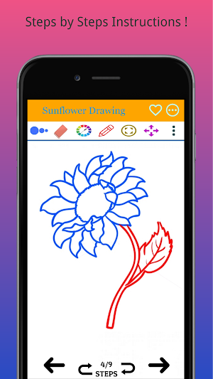 How to Draw Flowers Step by Step | Easy Drawing Screenshot 1