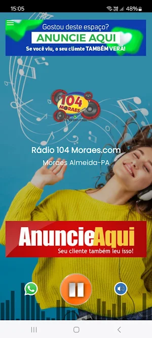 Rádio 104MORAES.com Screenshot 1