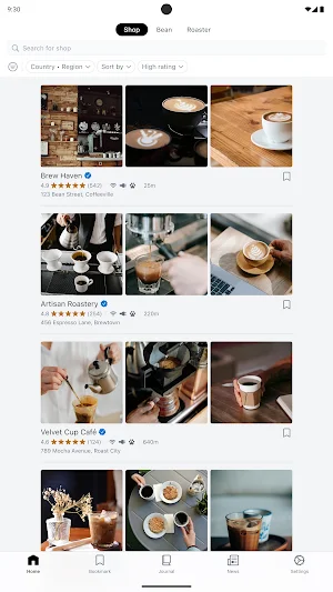 FindCoffee Screenshot 2