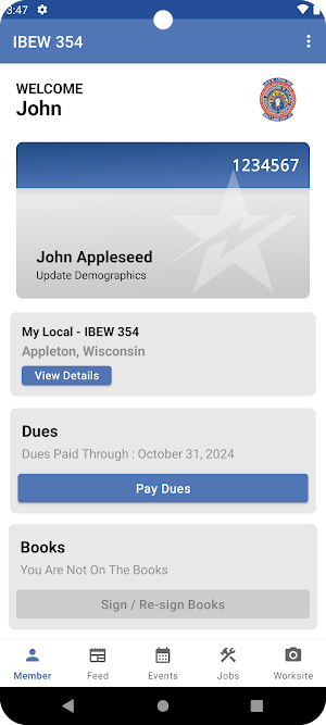 IBEW 354 Screenshot 0