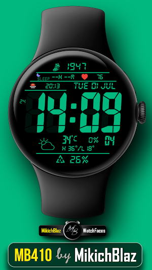 Digital Watch MB410 Screenshot 1