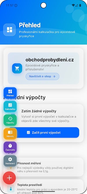 Epoxidová kalkulačka Screenshot 0