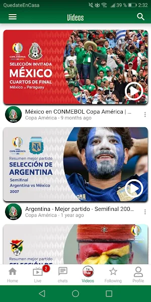 Mexico Soccer Team - Gold Cup Screenshot 1