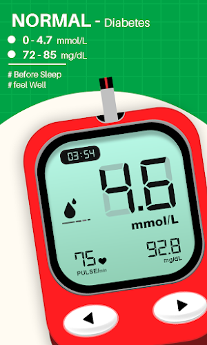 Blood Sugar Monitor - Diabetes Screenshot 1