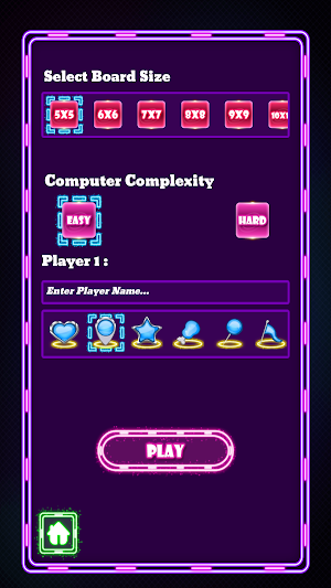 Dots & Boxes Glow: Offline Multiplayer Board Game Screenshot 1