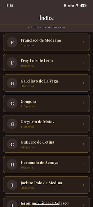 Poemario - Siglo de Oro Screenshot 2