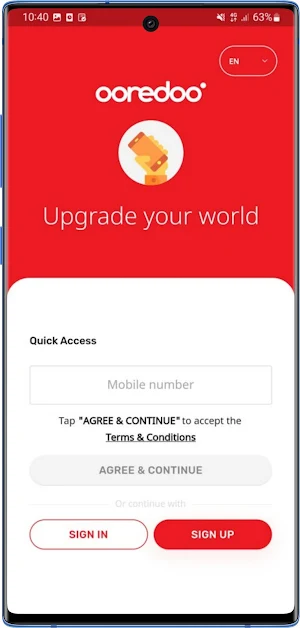 My Ooredoo Algeria Screenshot 1
