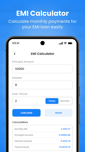 CashLoan - EMI Loan Calculator Screenshot 0