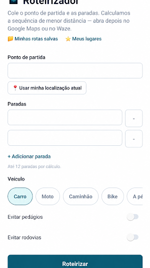 Roteirizador Screenshot 3