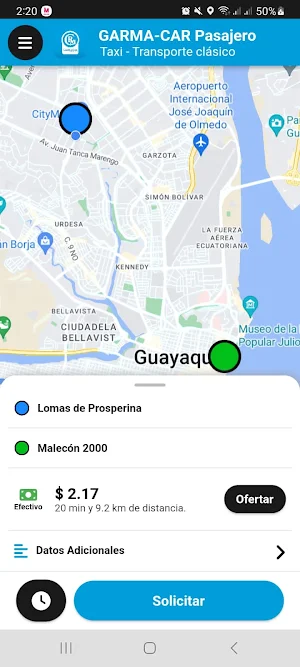 GARMA-CAR Pasajero Screenshot 0