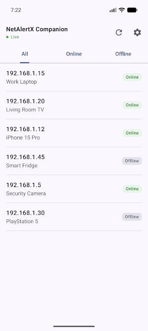 NetAlertX Companion Screenshot 0