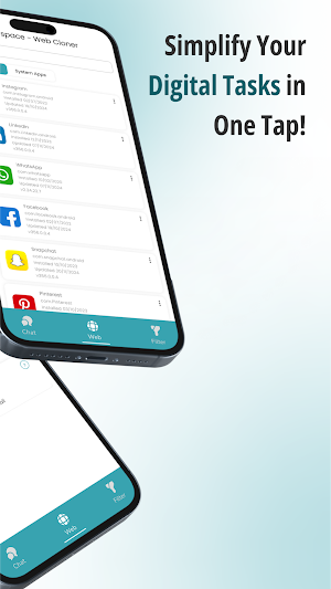 Dual space - Web cloner Screenshot 2
