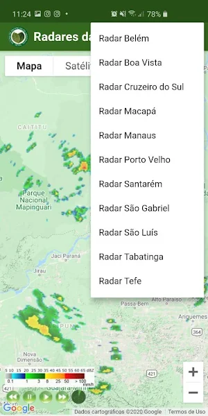 Radares da Amazônia - SIPAM Screenshot 2
