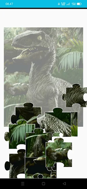 Dinosaur Game Puzzle Jigsaw Screenshot 2