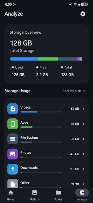 Fi - Smart File Manager Screenshot 1