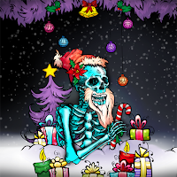 Winter Skull - Wallpaper