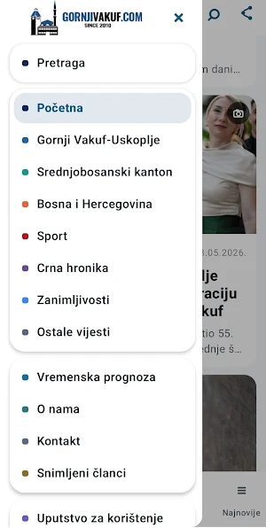 GornjiVakuf.com Screenshot 3
