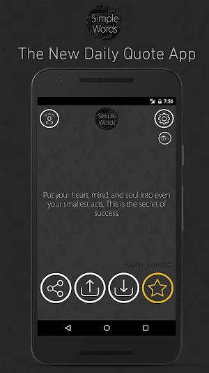 Simple Words: Quotes Screenshot 0