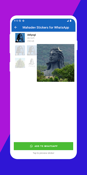 Mahadev Stickers for WhatsApp Screenshot 3