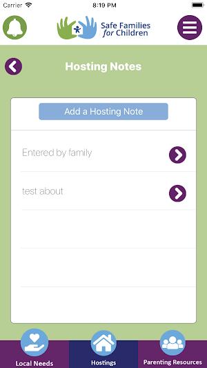 Safe Families Screenshot 2