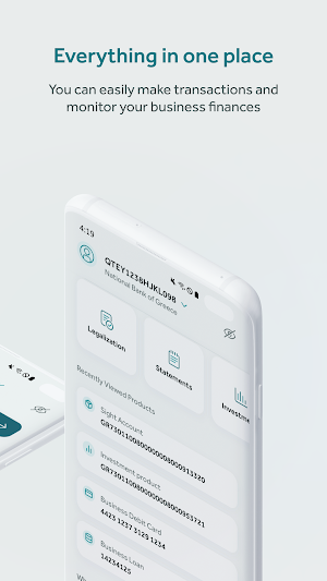 NBG Business Mobile Banking Screenshot 1