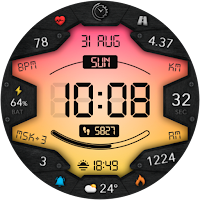 Digital Sunburst WS3 WatchFace