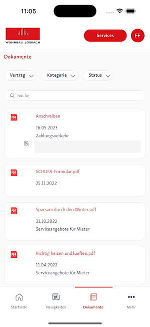 Wohnbau Lörrach Screenshot 2
