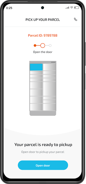 Parcel Locker App Screenshot 1