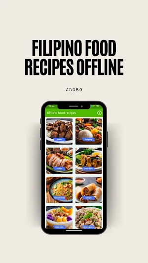 filipino food recipes offline Screenshot 0