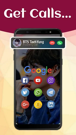 BTS Taehyung - Fake Video Call Screenshot 3