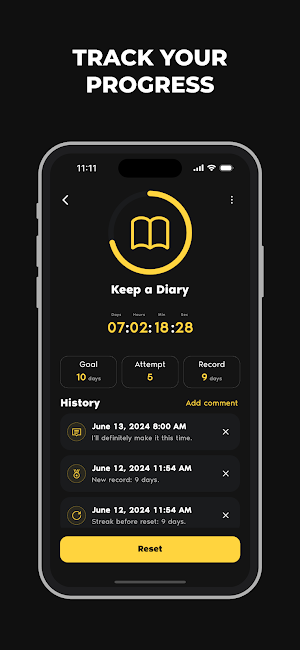 HabitRise: Progress Tracker Screenshot 1