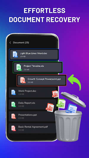 File recovery: Photos, videos Screenshot 1