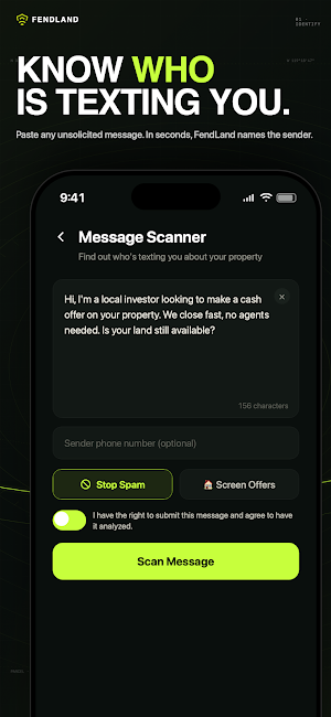 FendLand: Stop Property Spam Screenshot 1