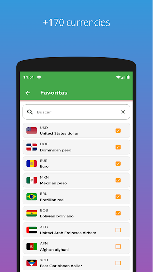 Currencies Screenshot 1