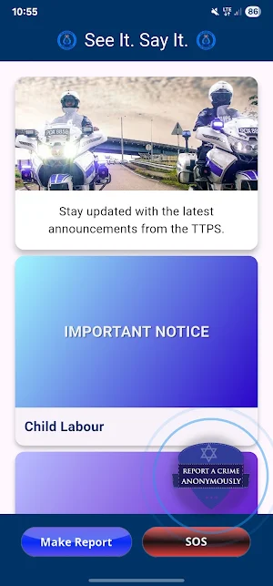 TTPS Mobile App Screenshot 1