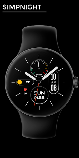 Simpnight - watch face Screenshot 0