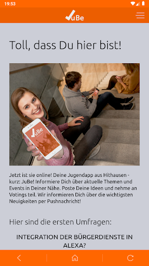 JuBe-App Hithausen Screenshot 0