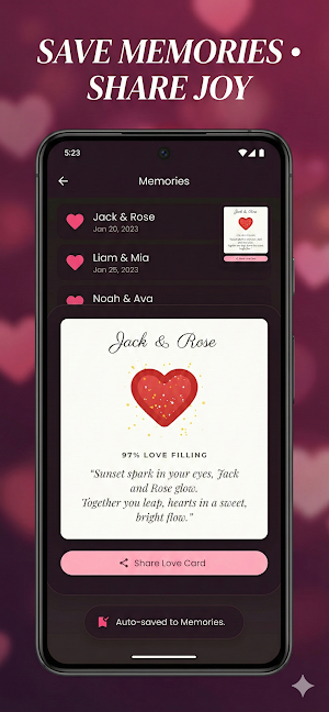 LoveMatch: AI Love Calculator Screenshot 3