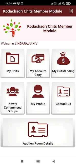 Kodachadri Chits Member Module Screenshot 1