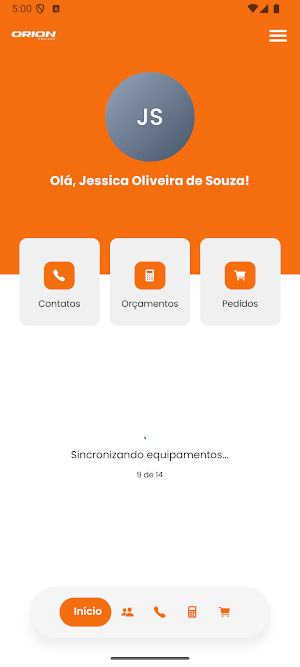 Orion Pedidos Screenshot 1