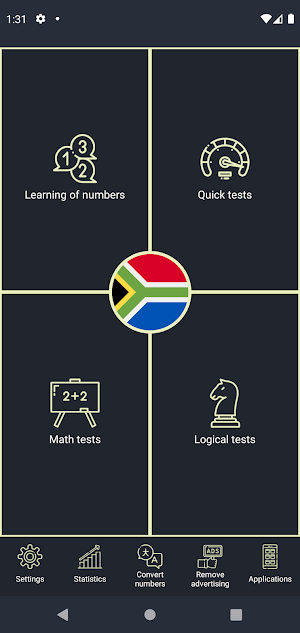 Numbers in Afrikaans language Screenshot 0