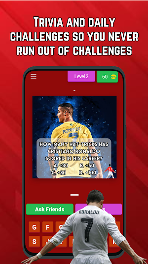 Ronaldo CR7 Quiz Screenshot 2