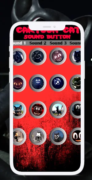 Cartoon Cat Sound Button Screenshot 1