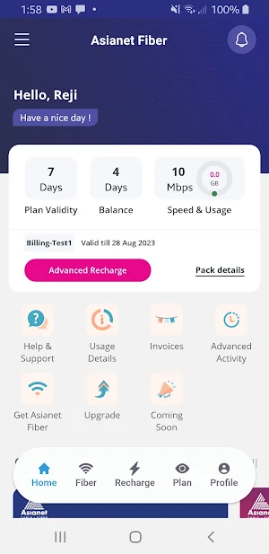 Asianet Fiber Screenshot 2