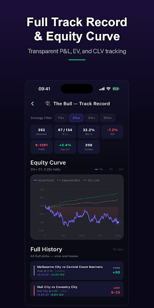 Bull Sports: Smart Bet Finder Screenshot 3