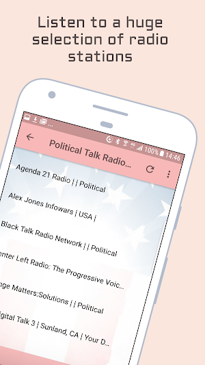 Political Talk Radio Stations Screenshot 1