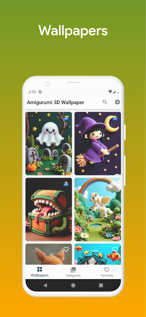 Amigurumi 3D Wallpaper Screenshot 0
