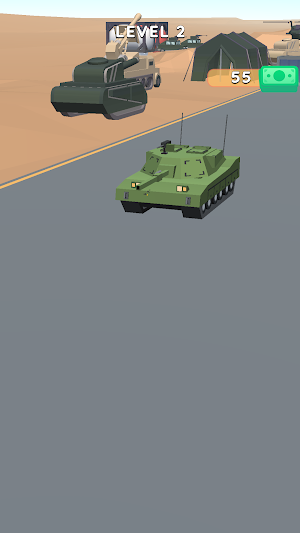 Tank Gun Run 3D - Tank Game Screenshot 1