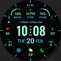 WFP 324 Digital watch face