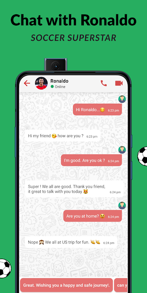 Ronaldo Video Call : CR7 Chat Screenshot 2